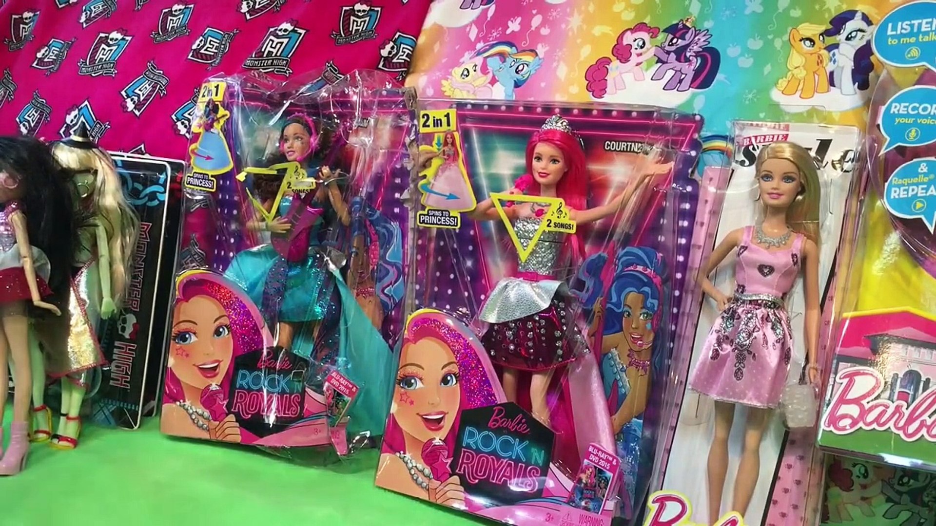 NEW Barbie Rock N Royals Princess Rockstar Courtney and Ericka Mattel  Review Unboxing | 2015 | 2015 - video Dailymotion