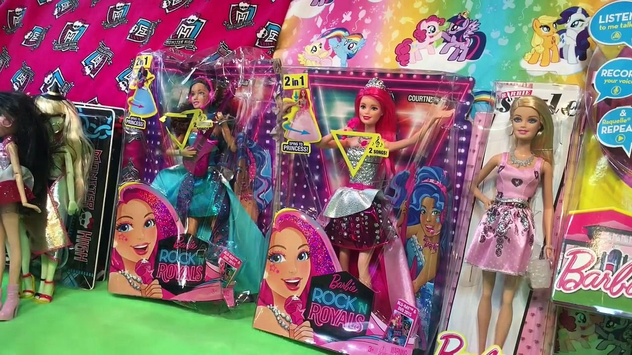 NEW Barbie Rock N Royals Princess Rockstar Courtney and Ericka Mattel Review Unboxing | 2015 | 2015