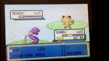 Pokemon Firered: Ekans evolves into Arbok