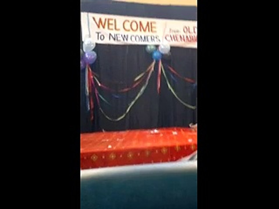Boy dance performance at college function