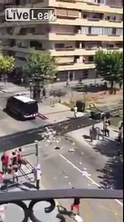 Spain: Illegals riot and attack elderly in the streets