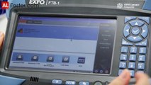 How to use the EXFO FTB-1-720 OTDR to Test The Fiber Optic Cable