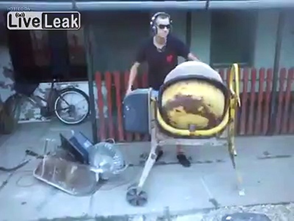 DJ cement mixer in the mix
