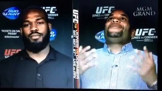 Jon Jones vs Daniel Cormier off air DEATH THREATS on ESPN