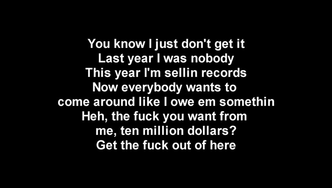 Eminem - Marshall Mathers Lyrics (Hq Sound)