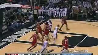 San Antonio Spurs George Hill career high vs. Houston Rockets 3/31/2010