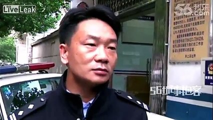Woman takes off pants at police station