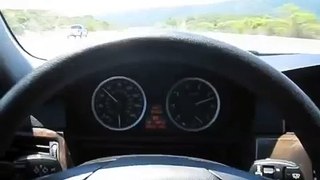 BMW 545i speed run