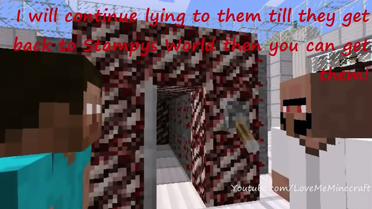 If StampyLongNose met Herobrine DanTDM DR Super Trayaurus Part 6 - Minecraft Stampys Lovely World