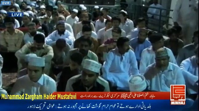 Beautiful NAAT Huzoor Meri To Saari Bahaar in Markaz Minhaj ul Quran Lahore 2015 by Muhammad Zargham Haider Mustafavi