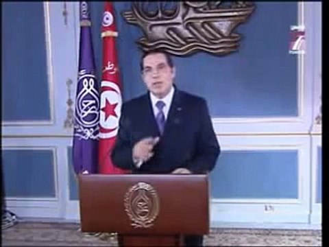 Final Speech of The Great Dictator Zine el Abidine Ben Ali.