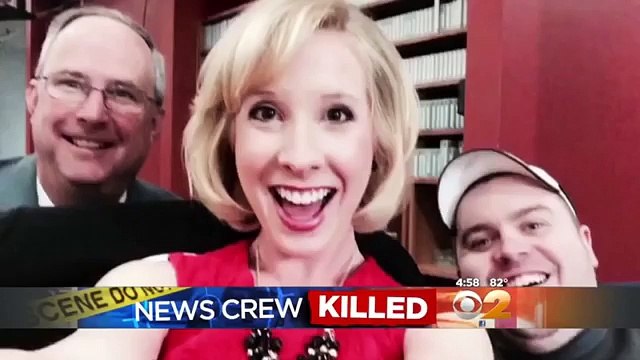 PROOF VIRGINIA NEWS SHOOTING FAKE TO TAKE YOUR GUNS - REPORTER LOOKS AT SHOOTER NO REACTION