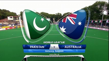 Pakistan v Australia Match Highlights - Antwerp Men's HWL 2015 - YouTube