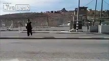 Palestinian Taxi Runs Down Israeli Settler