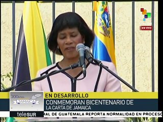 Simpson-Miller: El Caribe comparte historia por Simón Bolívar