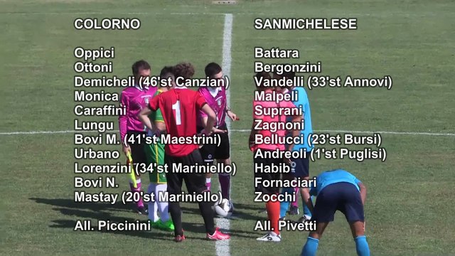 Eccellenza: Colorno - SanMichelese 4-1, highlights e interviste