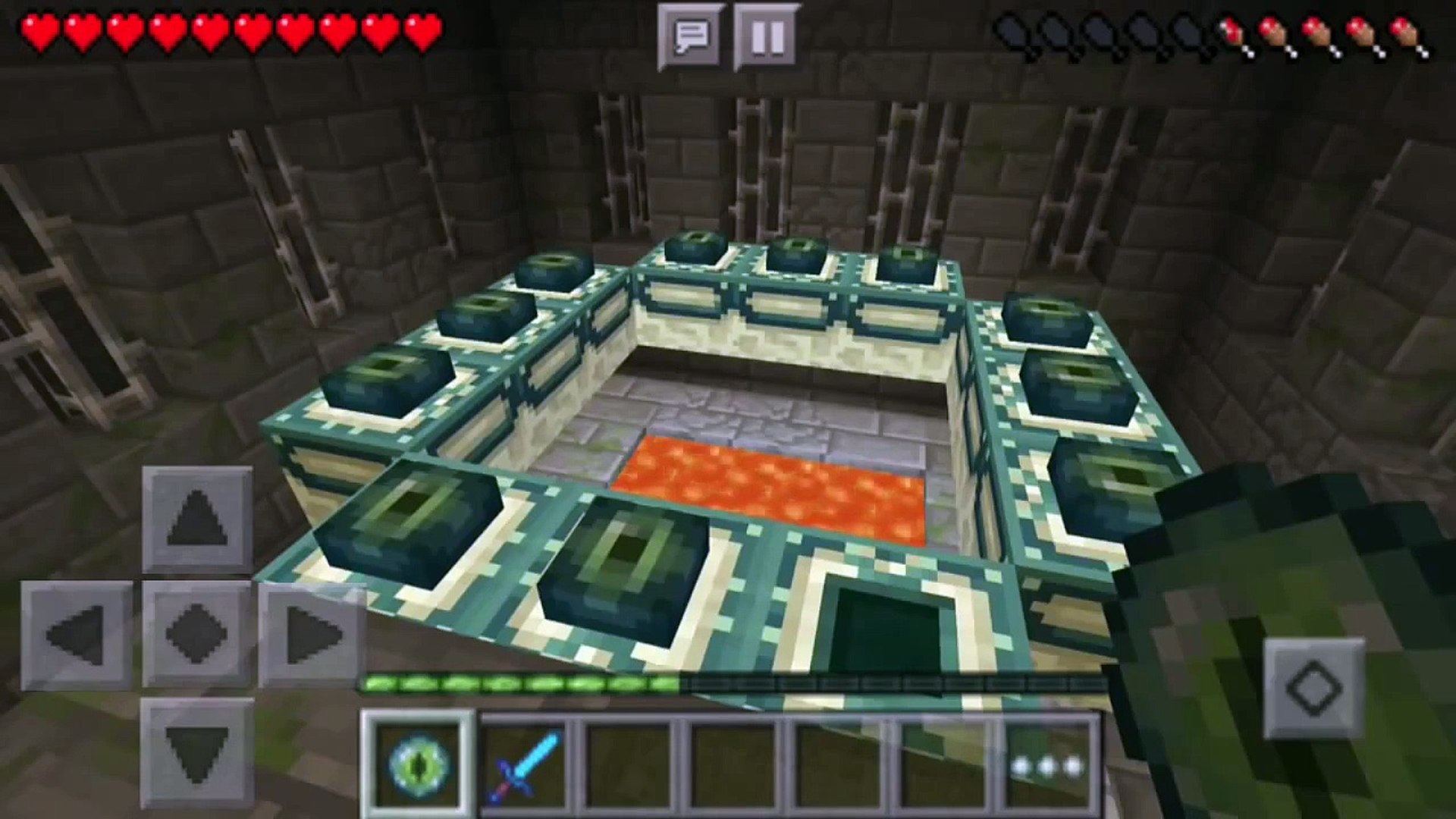 The End In Minecraft Pe 0 13 0 Boss Ender Dragon Video Dailymotion