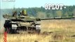 Ukrainian tank OPLOT-M and German tank Leopard 2