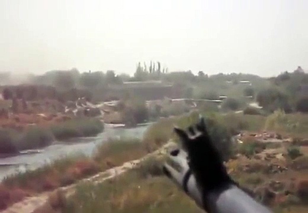 IRAQ & AFGHANISTAN WAR FOOTAGE US & British Engage Taliban Position Small Arms & 500lb JDAM