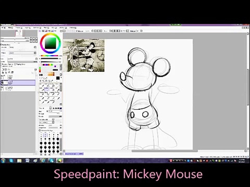 Speedpaint: 1930's Mickey Mouse