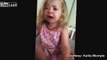 Adorable two-year-old girl cries after falling for her father's 'I've got your nose' trick