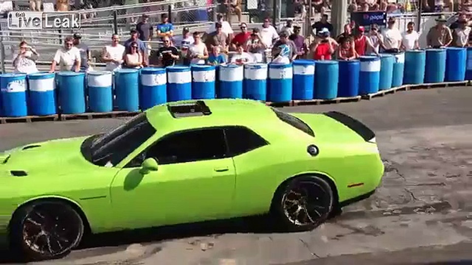 Dodge challenger burnout