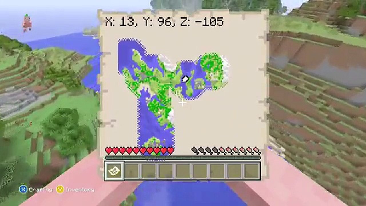Minecraft Xbox 360 Location Of Stampy's House In The Tutorial...