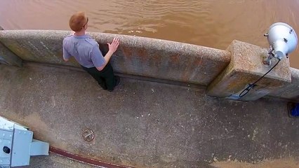 Göl İçinde Oluşan İnanılmaz Girdabın Ürkütücü Görüntüsü