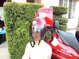 Scooter Helmet's And Chrome Accessories