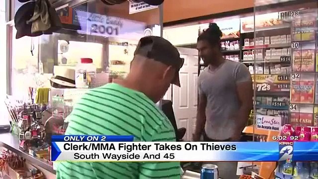 Ex-lutador de MMA evita assalto em posto de combustível e nocauteia ladrões