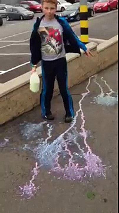 Milk challenge kids