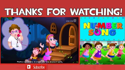 Songs for Children - Five Little Monkeys Jumping on the Bed Nursery Rhyme   Cartoon Animation Rhymes