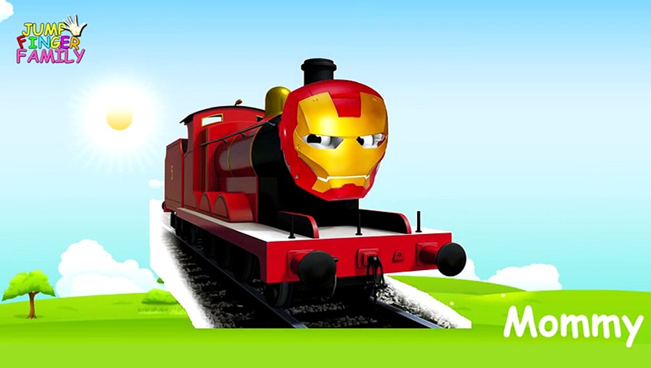 SUPER HERO Thomas and Friends Family | Thomas and Friends Finger Family Nursery Rhymes