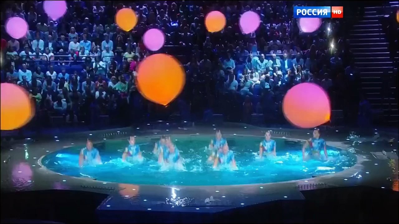 Ilyusa Khuzina and Maxim Prokhorov. «Sea Monsters» . The opening ceremony of the championship.