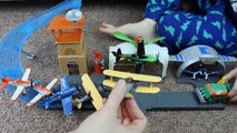 Disney Pixar Planes Airport Junction Playset with Microdrifters Cars