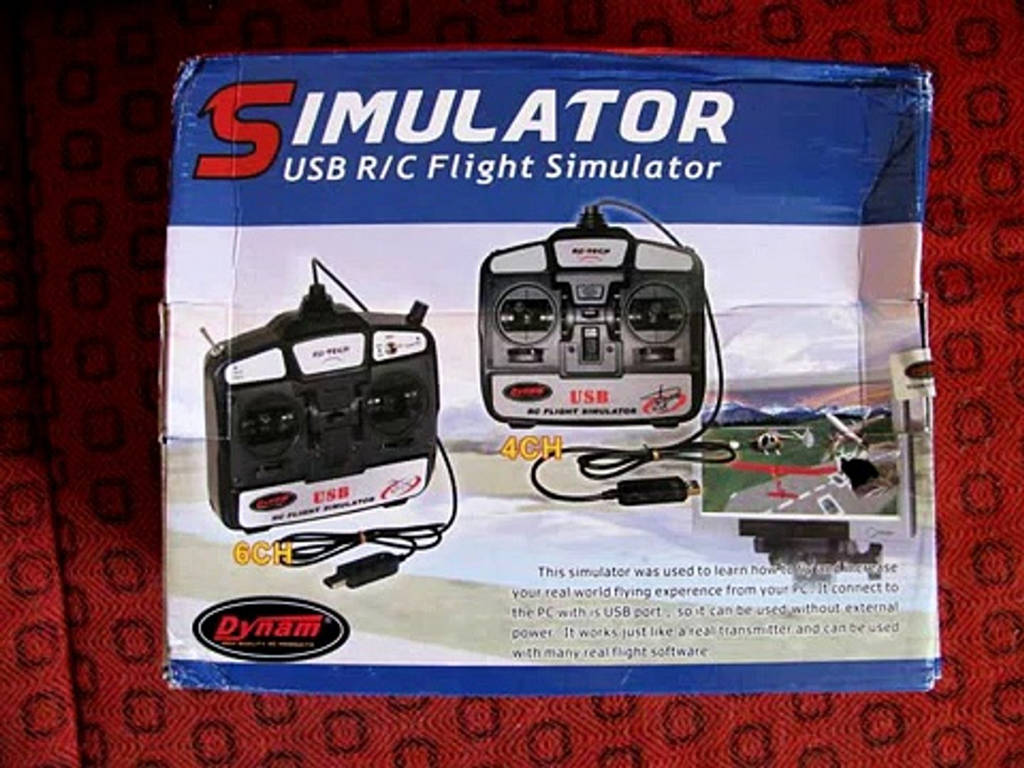 Dynam RC Tech 6-Channel USB R C Airplane Helicopter Flight