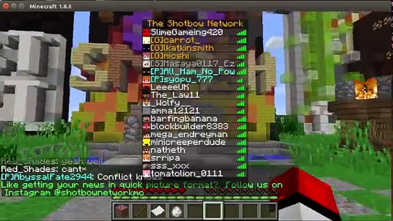 Minecraft TOP TEN SERVERS 1.8.8