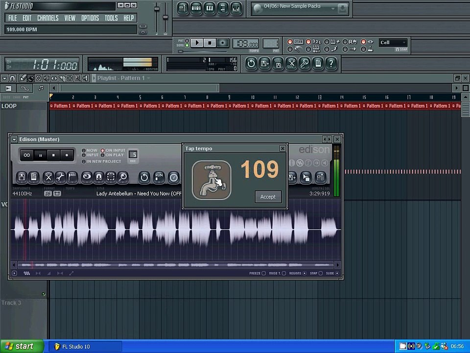 FL Studio 10 - Sync acapella to music Quick and Easy 5 mins