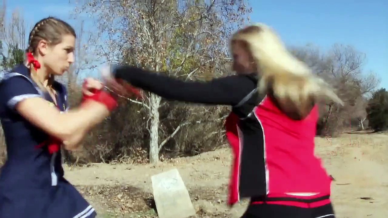 Boxing Girl vs Muay Thai Girl   Martial Arts Fight Scene