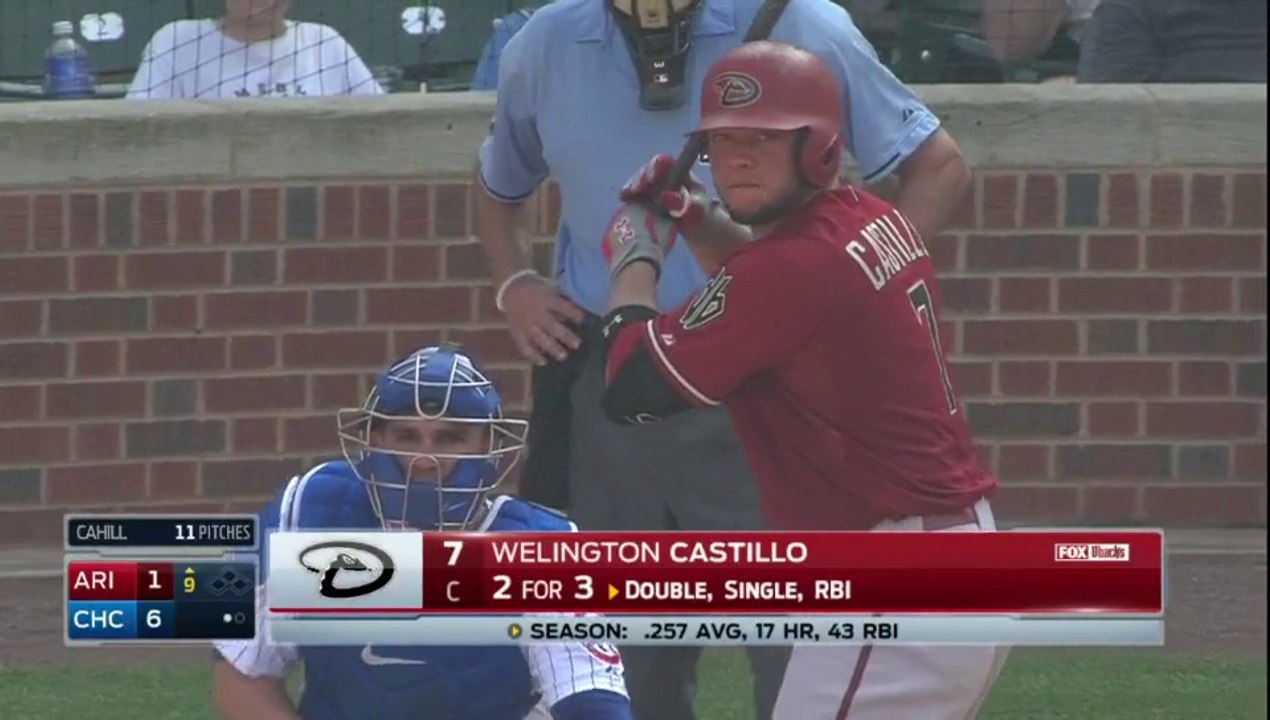Welington Castillo conecta 18vo. jonrón