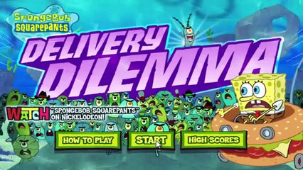 Spongebob Squarepants Delivery Dilemma Games Spongebob