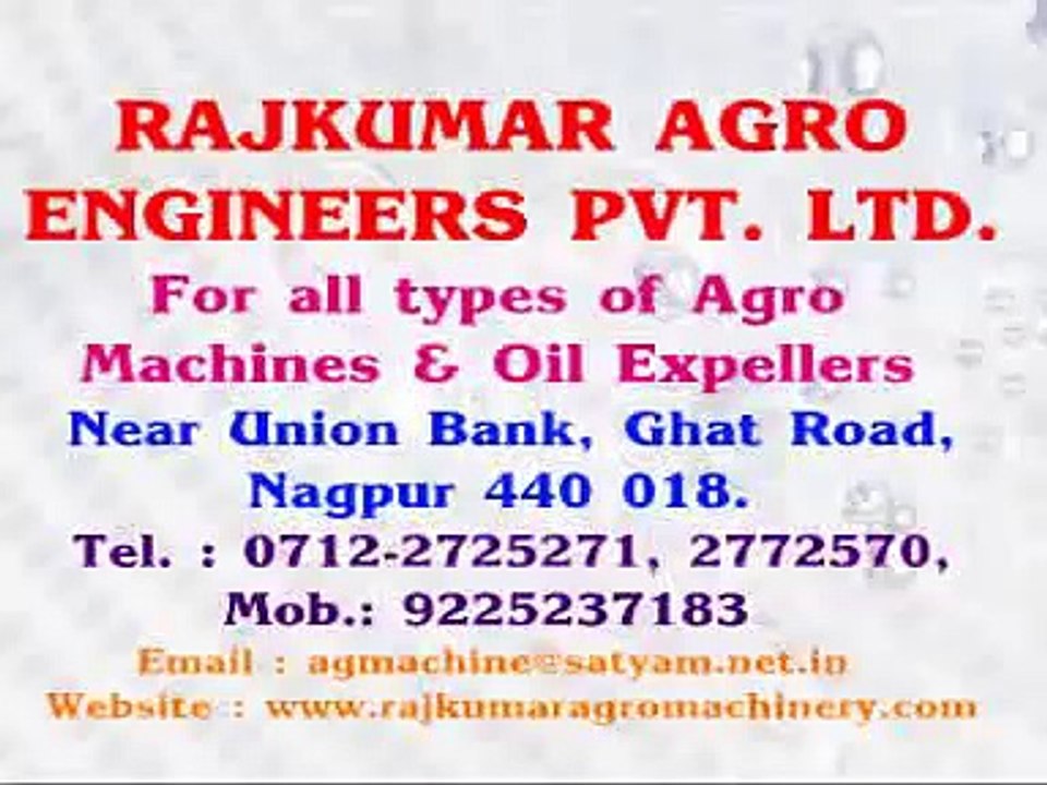 Rajkumar Agro Introduces Pellet Machines