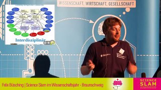 Felix Büsching gewinnt den Regionalwettbewerb Nord des Science Slam im Wissenschaftsjahr