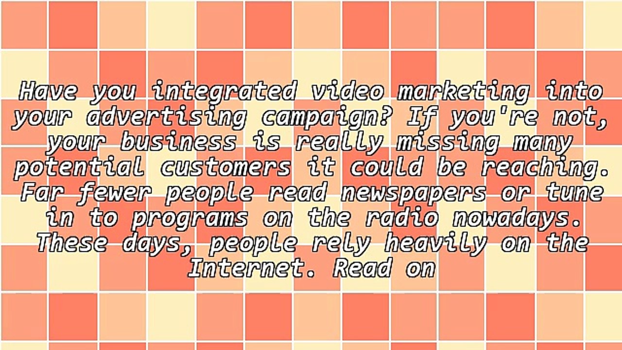 Sell Yourself Online By Using Great Videos