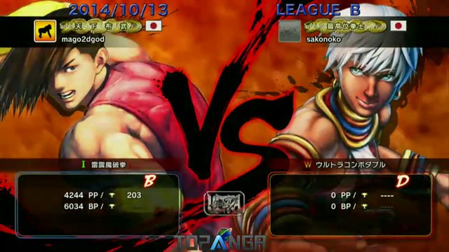 USF4 - Mago (Yang) vs sako (Elena) - TL4B Round7 Battle12