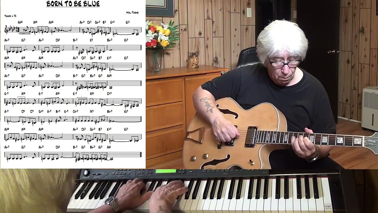 Born To Be Blue - Jazz guitar & piano cover - Yvan Jacques