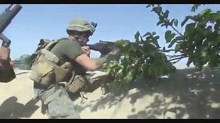 US Patrol Repels Taliban Ambush Firefight & Mortars Sangin District