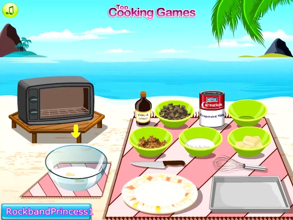 Cartoon - Barbie Chocolate Fudge Cooking Games