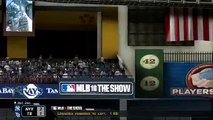 Tampa Bay Rays vs New York Yankees highlights from MLB 10 The Show on PS3