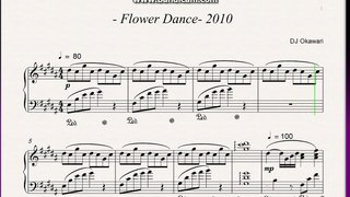 DJ Okawari - Flower Dance - 2010  piano  arrangement